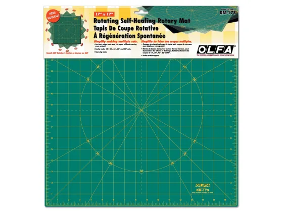 RM-17S  Spinning Square Cutting Mat 17in 