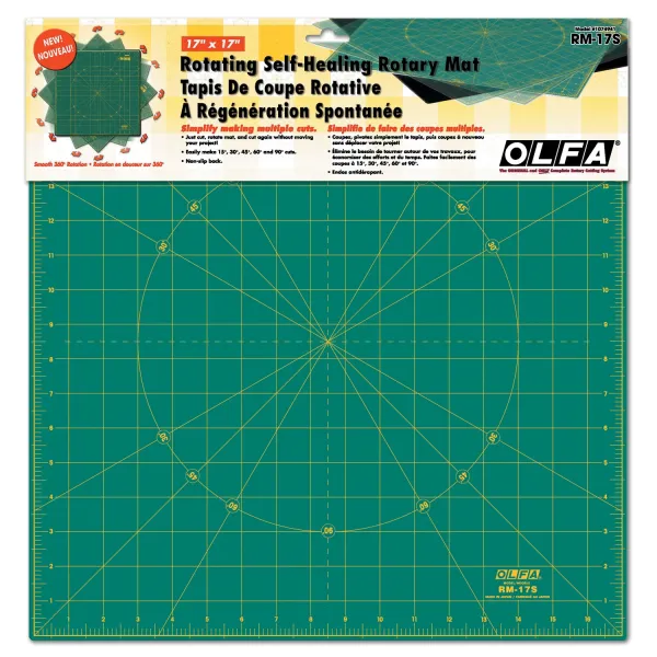 RM-17S  Spinning Square Cutting Mat 17in 