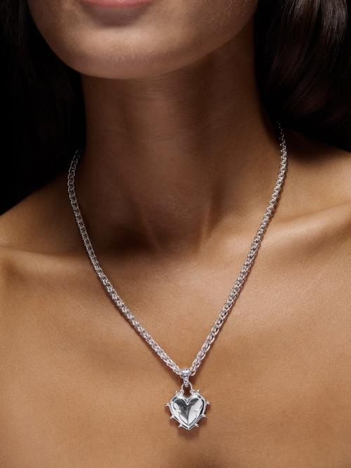 The Eternal Heart Necklace - Silver