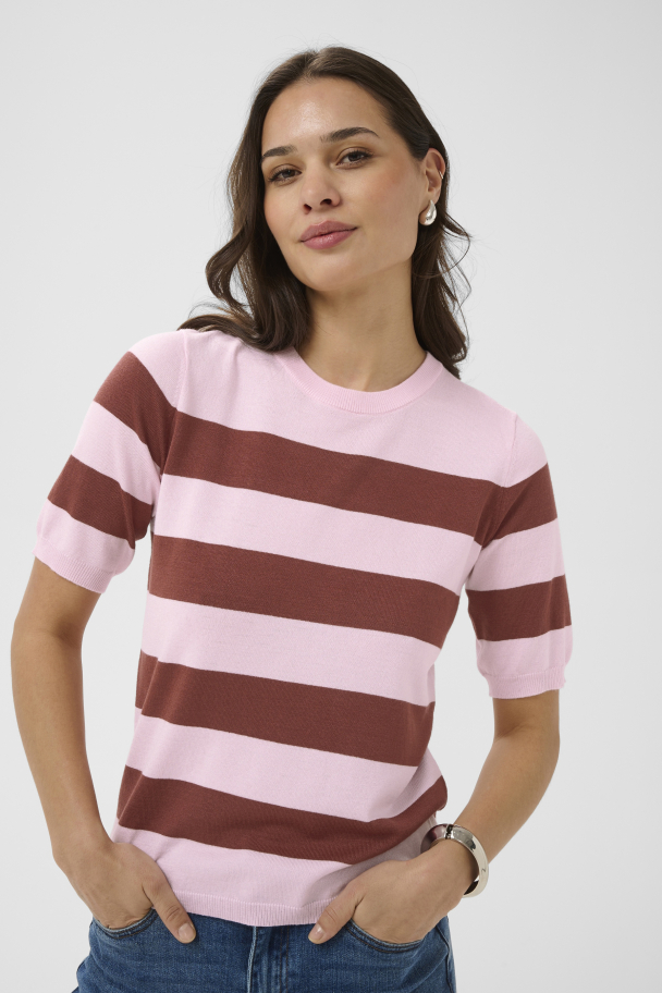 KAlizza Striped Topp Rosa/brun - Image 1