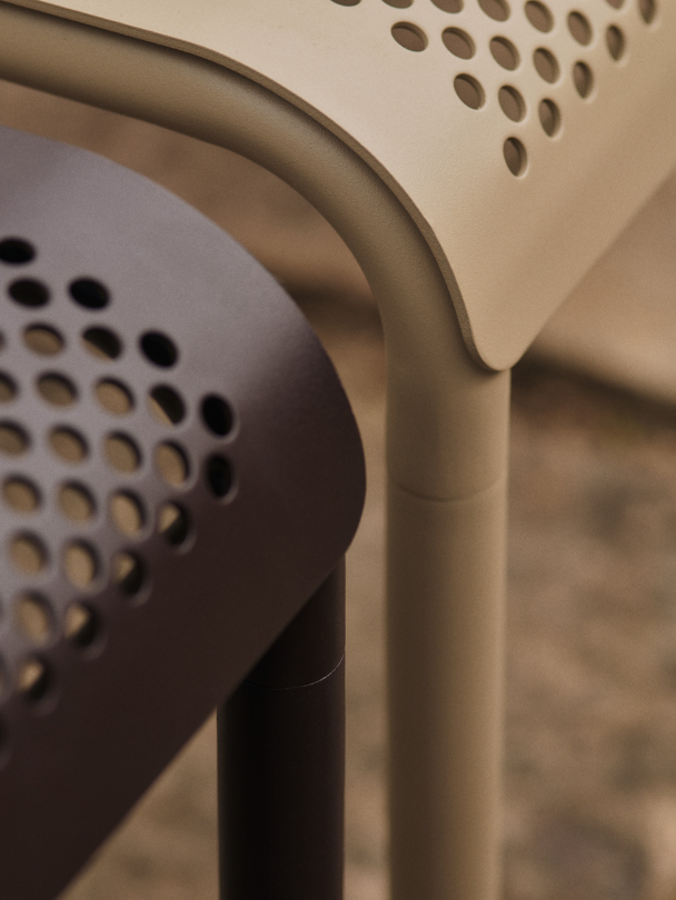 Dapple Lavt Bord 57x57 - Mørk sjokolade - Image 3