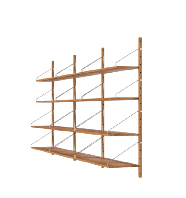 Shelf Library Triple Skrivebordsseksjon - Eik - H 114,8 cm - Image 2