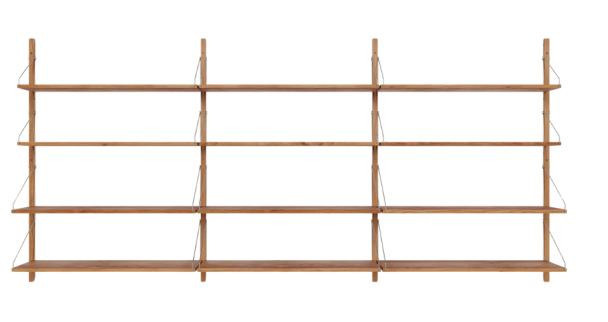 Shelf Library Triple Skrivebordsseksjon - Eik - H 114,8 cm - Image 1