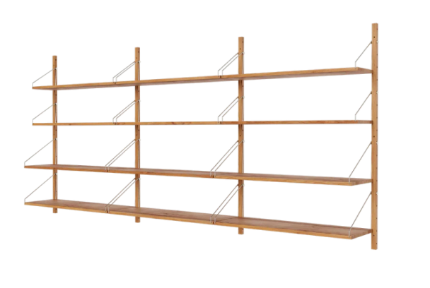 Shelf Library Triple Skrivebordsseksjon - Eik - H 114,8 cm - Image 3