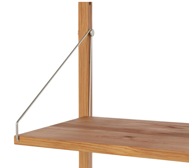 Shelf Library Triple Skrivebordsseksjon - Eik - H 114,8 cm - Image 4