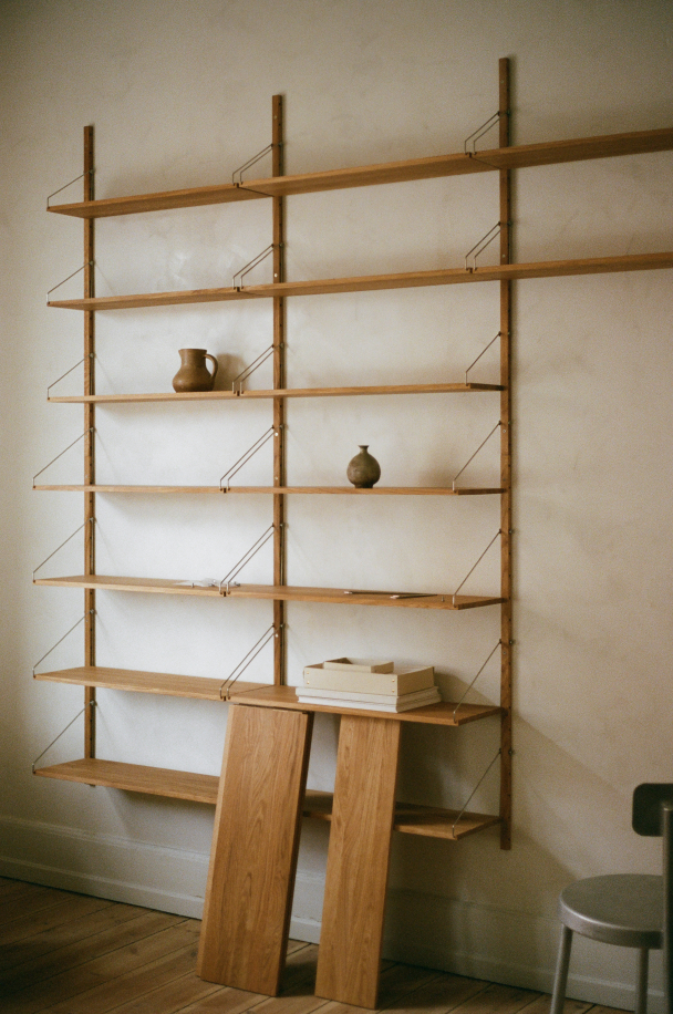 Shelf Library Triple Skrivebordsseksjon - Eik - H 185,2 cm - Image 3