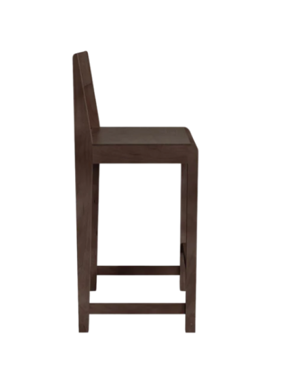 Barstol 01 - Mørk brun bjørk - H 65 - Image 2