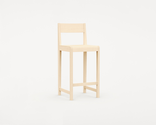 Barstol 01 - Naturlig bjørk - H 65 - Image 2