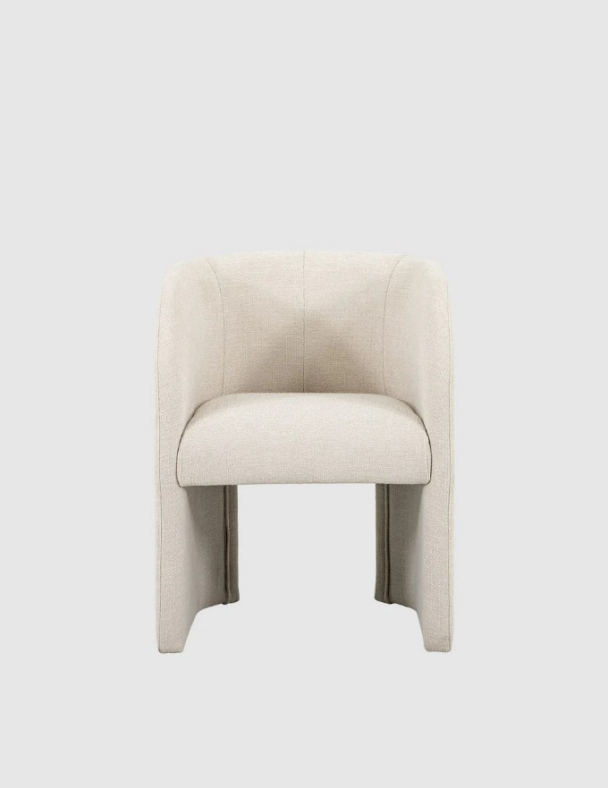 Chloe spisestuestol kremfarget - Image 3