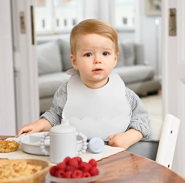 Poppy Bib - Glacier Grey - Image 2