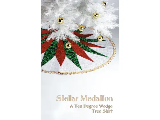 Stellar Medallion A Ten Degree Wedge Tree Skirt # PFA-SMTDWTS