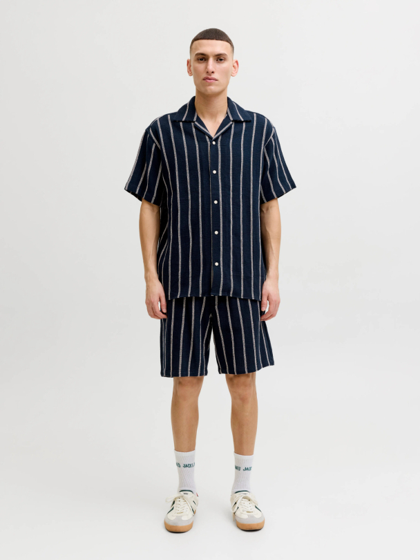 JJECOBA STRIPE RESORT SHIRT SS SN - Image 4