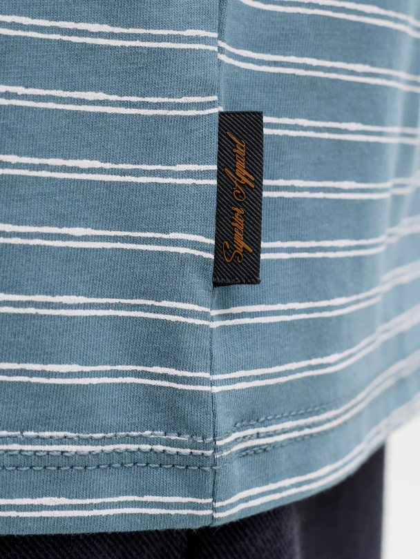 JJDEVIN DAYTONA STRIPED TEE SS CREW NECK - Image 5