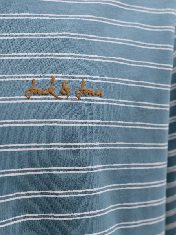 JJDEVIN DAYTONA STRIPED TEE SS CREW NECK - Image 6