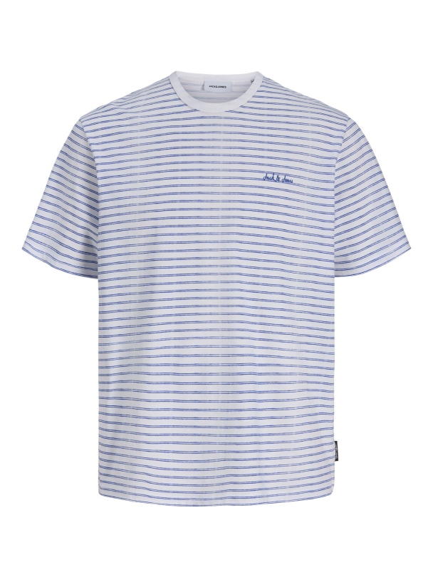 JJDEVIN DAYTONA STRIPED TEE SS CREW NECK - Image 1