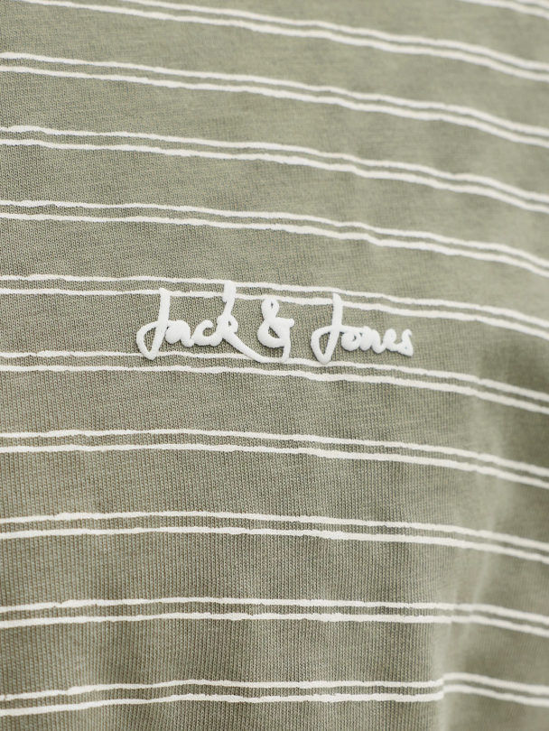 JJDEVIN DAYTONA STRIPED TEE SS CREW NECK - Image 6