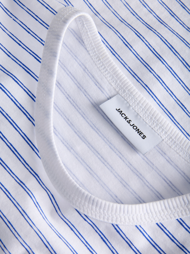 JJDEVIN DAYTONA STRIPED TEE SS CREW NECK - Image 3