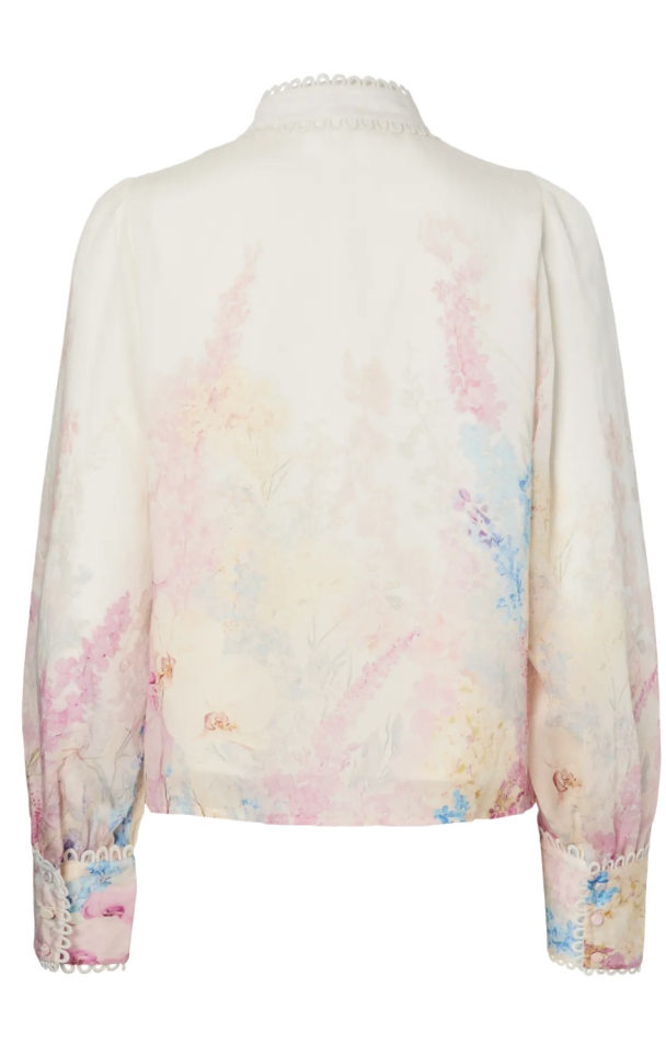 Florence Shirt - Pristine/Flower  - Image 2