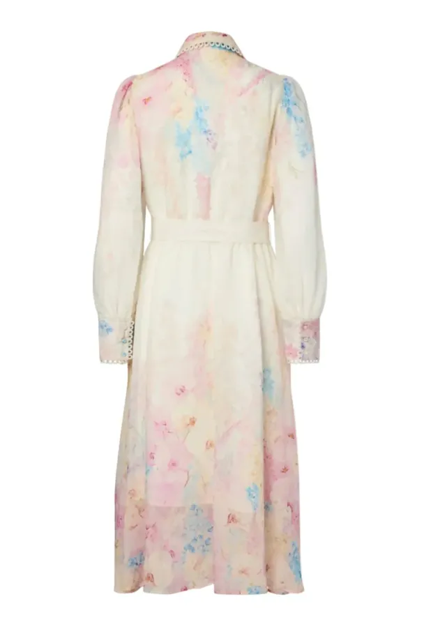 Florence Long Dress - Pristine/Flower  - Image 2