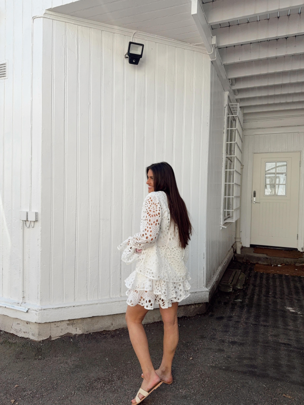 Chiffy Resort Blouse - White  - Image 2
