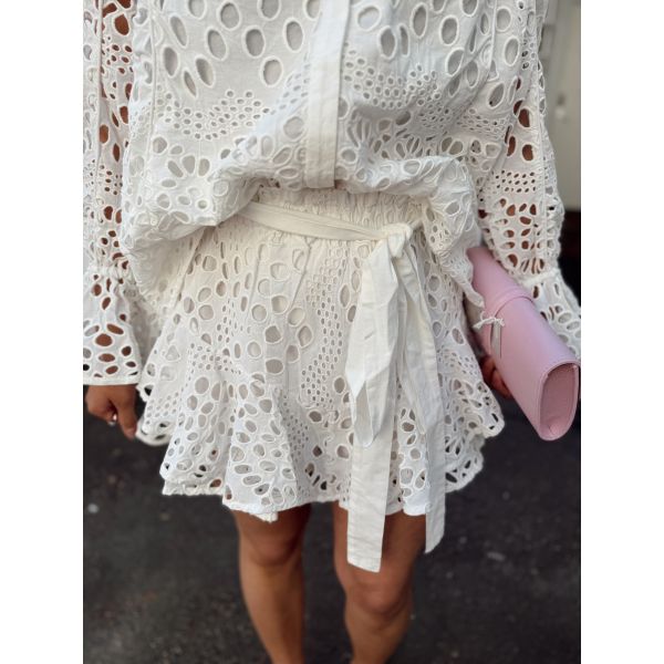 Chiffy Resort Skirt/Shorts - White