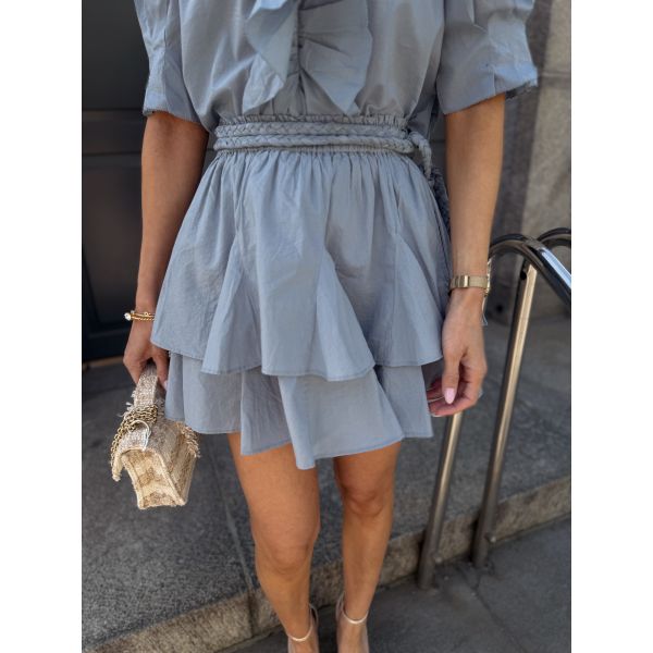 Cotton Tennis Skirt/Shorts - Breezy Blue 