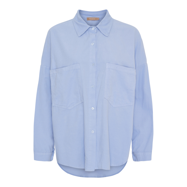 Coline Skjorte Cordfløyel Lys Blå - Image 1