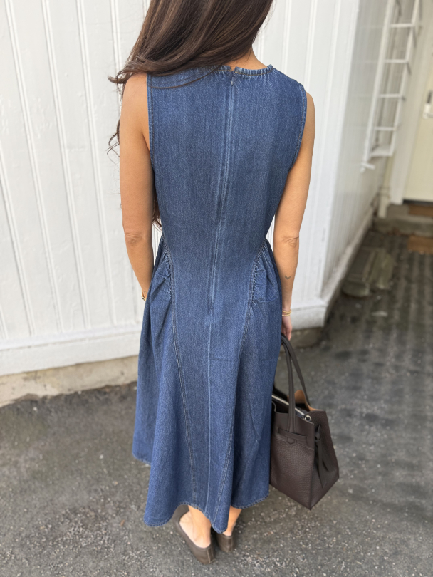 Lukana denim Dress  - Image 6