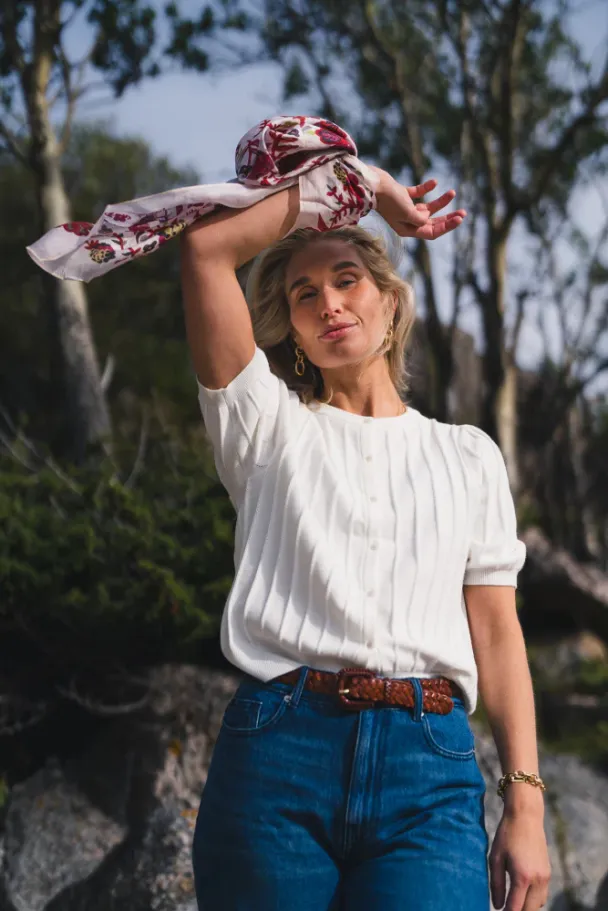 Guru 2/4 Cardigan - Egret - Image 3