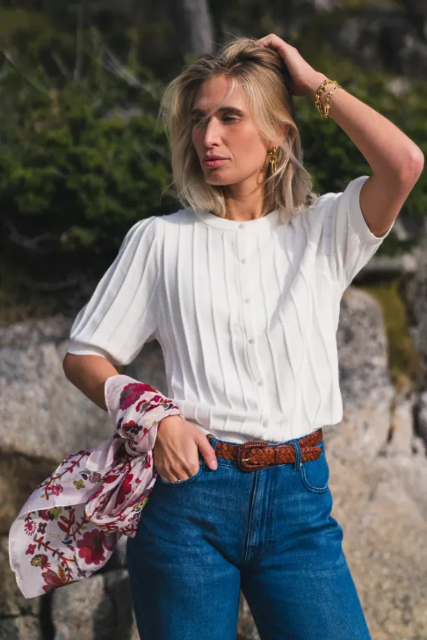 Guru 2/4 Cardigan - Egret - Image 4