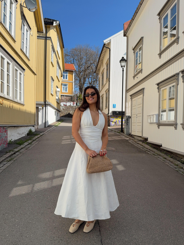 Bianca Midi Dress - White  - Image 7