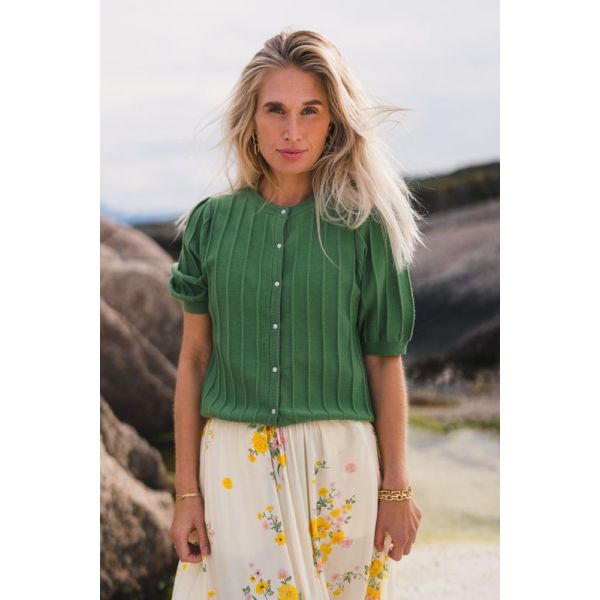 Guru 2/4 Cardigan - English Ivy