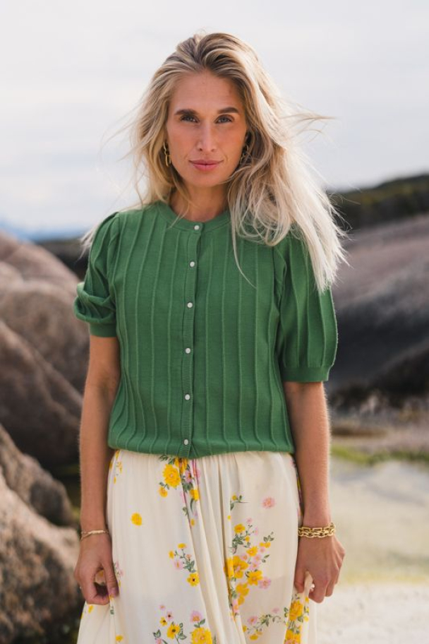 Guru 2/4 Cardigan - English Ivy - Image 1