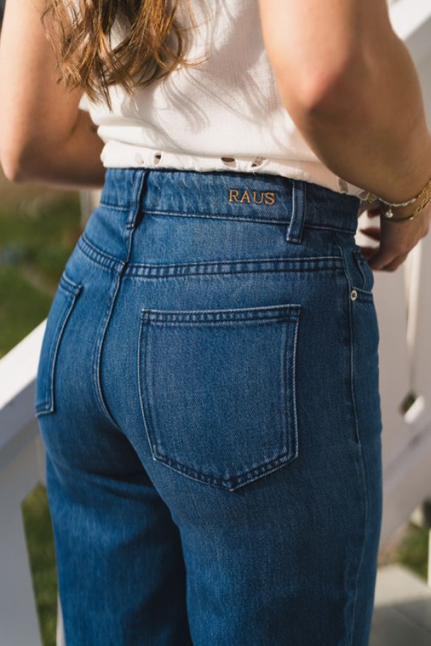 Cecilie Pants - Mid Blue Wash - Image 4