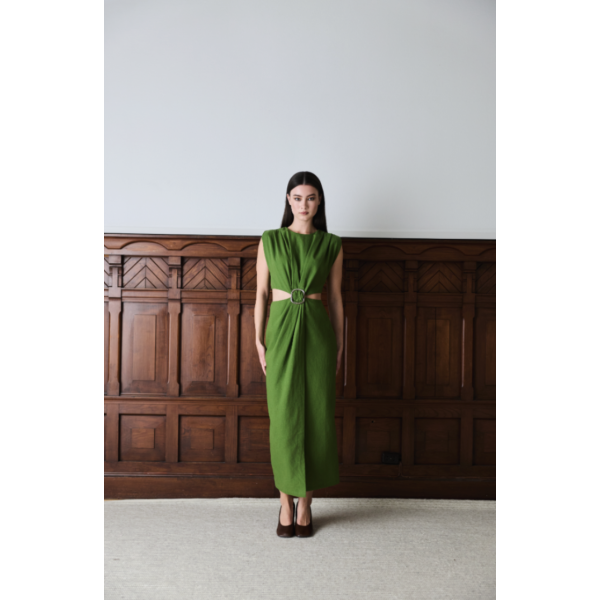 Riviera Dress - Leaf Green