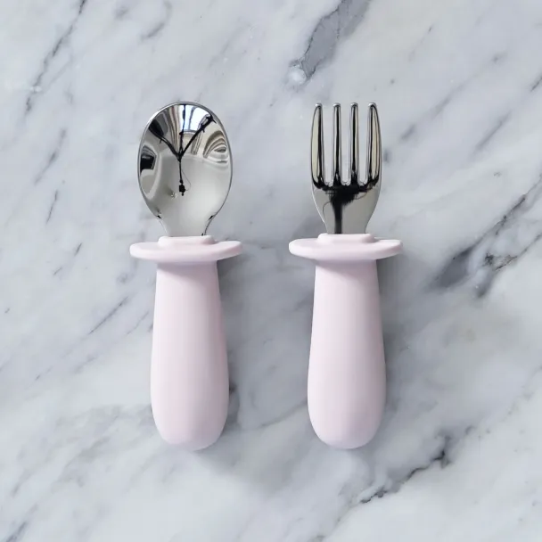 Baby Cutlery Set - Light Pink