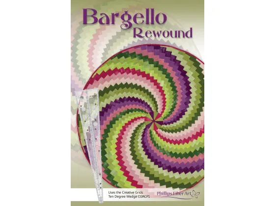 Bargello Rewound 12 Page Booklet with Insert and Mini Wedge # BRW