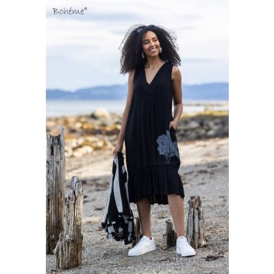 BOHÉME Kjole Lang u/arm B13238