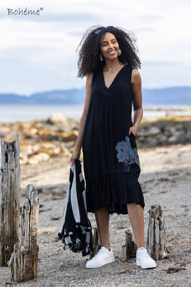 BOHÉME Kjole Lang u/arm B13238 - Image 1