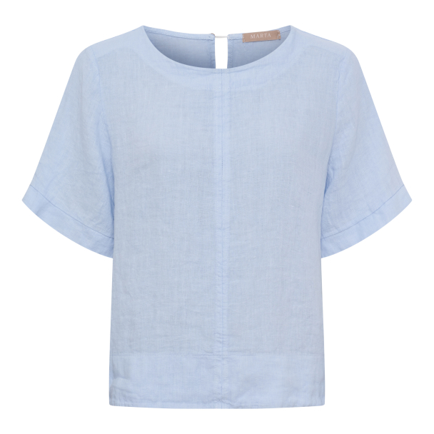 Ceyla Topp Lin Lys Blå - Image 1