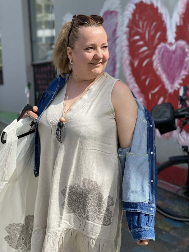 BOHÉME Kjole Lang u/arm B13238 - Image 11