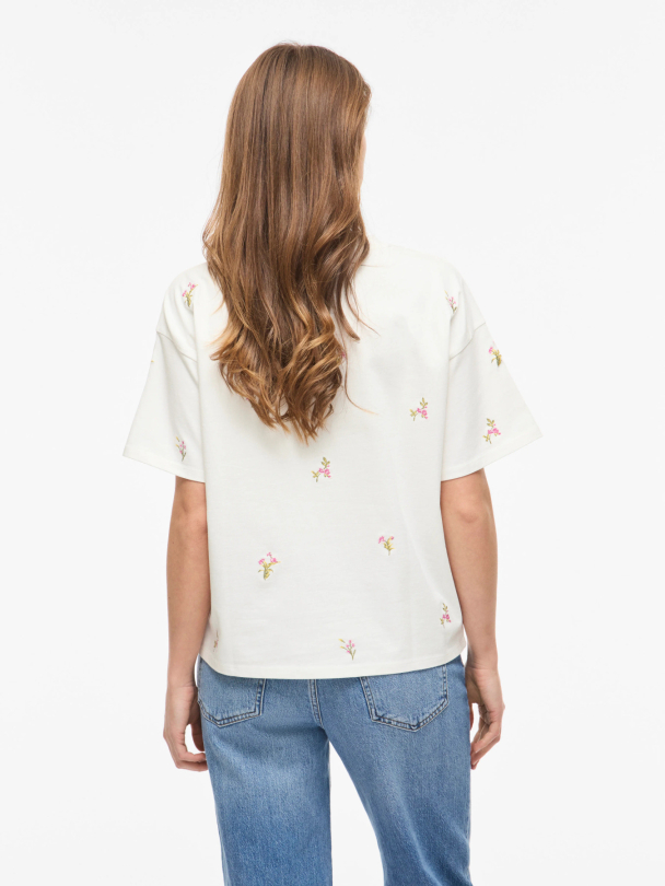 VIMONIE EMB O-NECK S/S/RN - Image 2