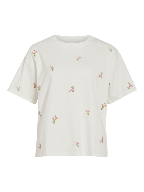 VIMONIE EMB O-NECK S/S/RN - Image 1