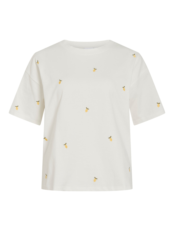 VIMONIE EMB O-NECK S/S/RN - Image 1