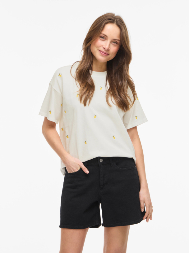 VIMONIE EMB O-NECK S/S/RN - Image 3