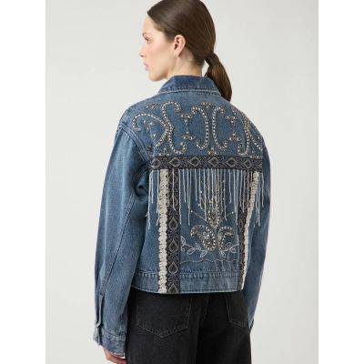 Vision Embroidery Denim Jacket