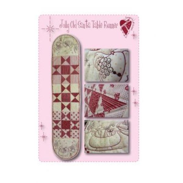 HNK12/8  Jolly Old Santa Table Runner