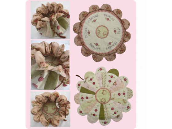 HNK9  Sweet Roses Sewing Whatnot
