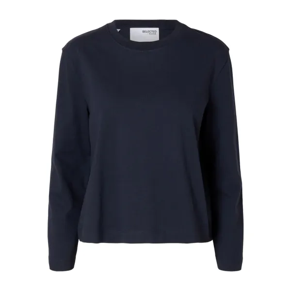 Boxy Tee ls - Dark Sapphire 