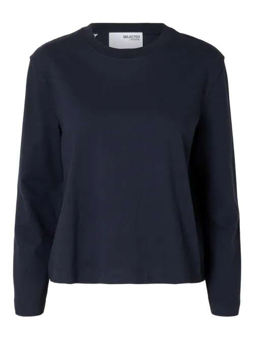 Boxy Tee ls - Dark Sapphire 